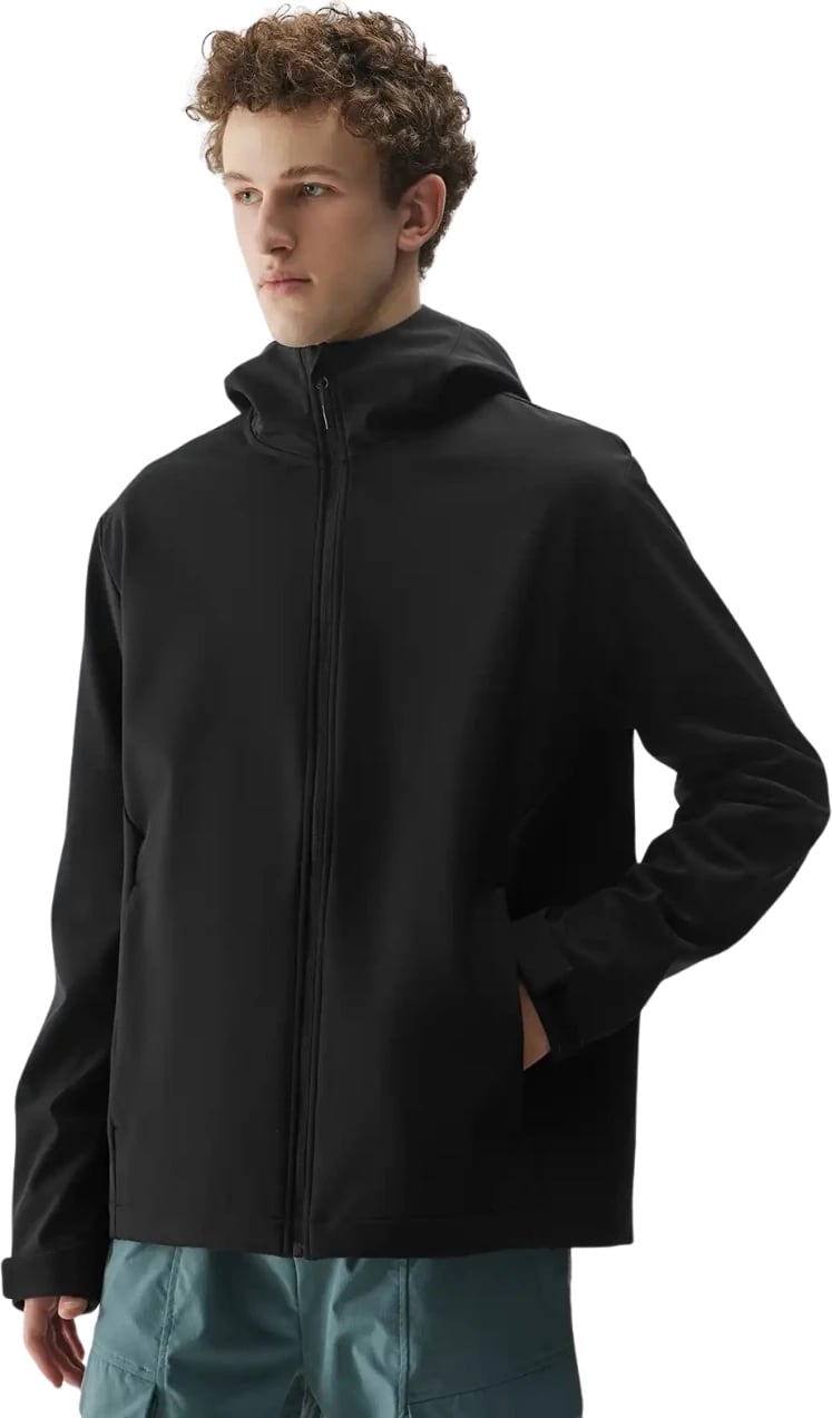 Jakne softshell për meshkuj 4F, e zezë