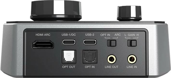 Kartë zëri Creative Sound Blaster G8, USB-C, 7.1, Amplifikator kufjesh, E zezë/Gri