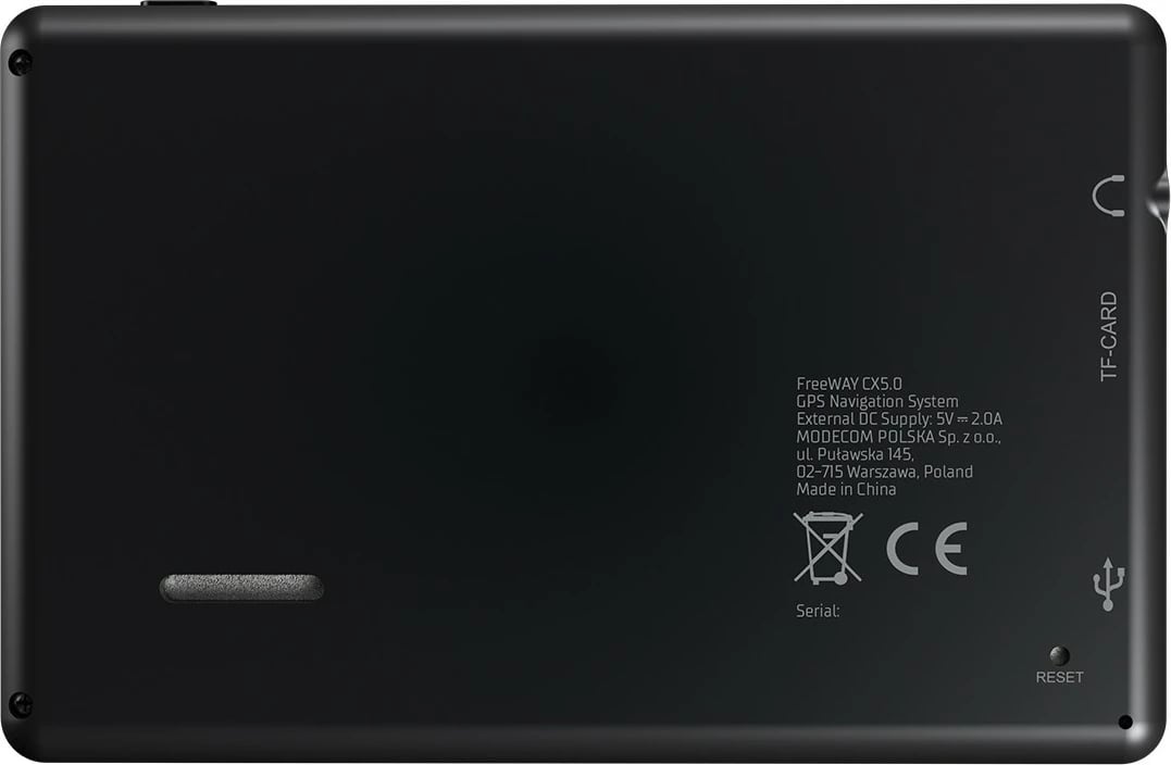 Navigacion GPS, MODECOM FreeWAY CX 5.0 iGO Truck, ekran 5\", 8GB, RAM 256MB, Evropë, me përditësim 1‑vjeçar