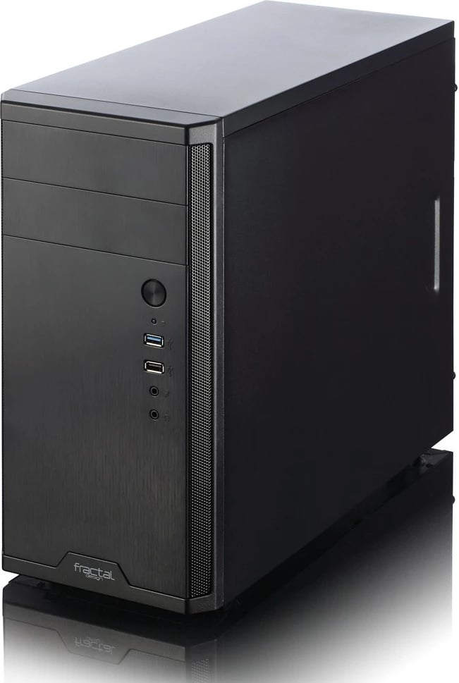 Kasë Fractal Design Core 1100, Mini Tower, micro ATX/Mini-ITX, e zezë Kasë Fractal Design Core 1100, Mini Tower, micro ATX/Mini-ITX, e zezë