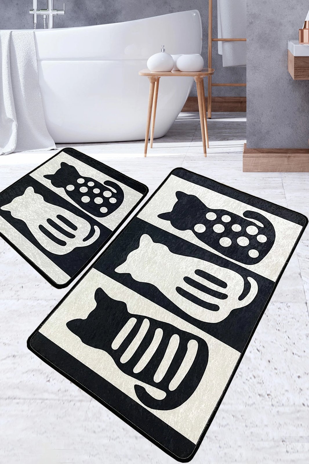 Set tapetash për banjo, Mijölnir Meo, shumëngjyrësh, 2 copë