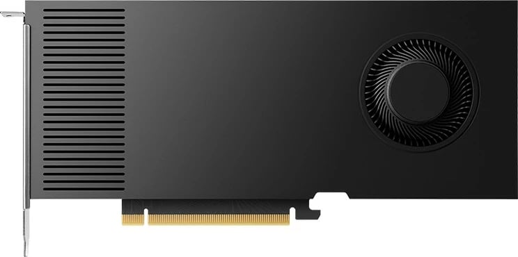 Kartelë grafike PNY RTX 4000 Ada, RTX A4000, 20 GB, GDDR6, 160 bit, PCI Express x16 4.0, 1 ventilator, e zezë