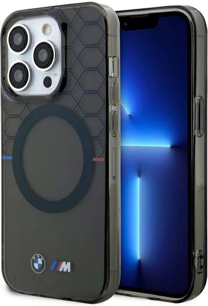 Mbështjellës BMW Pattern MagSafe për iPhone 13 Pro / 13, Gri Mbështjellës BMW Pattern MagSafe për iPhone 13 Pro / 13, Gri