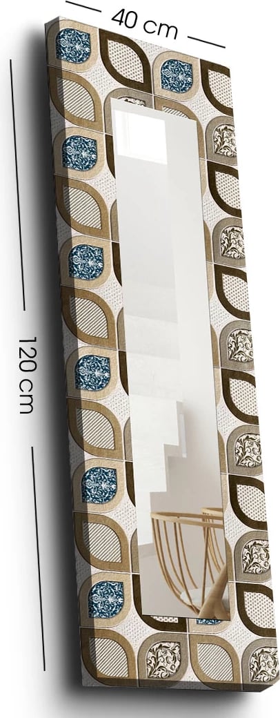 Pasqyrë dekorative Wallity, 40120YMA-30, shumëngjyrëshe, 40x120cm