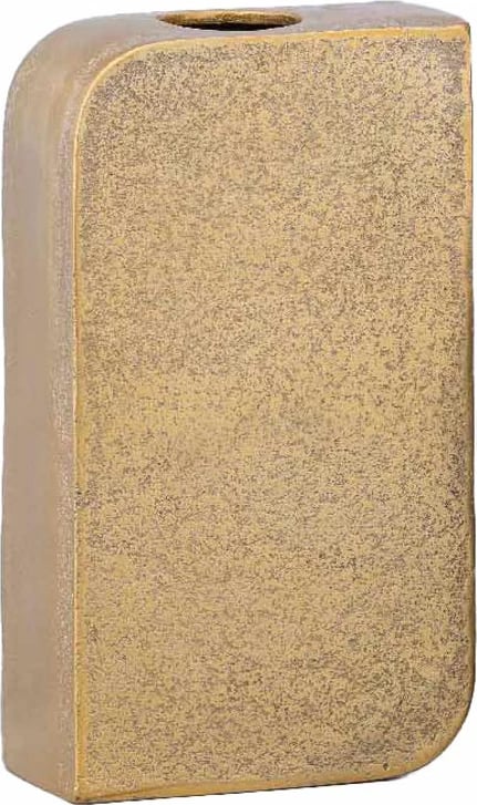 Vazo BRICK, alumin i artë, 14.5x7x26cm