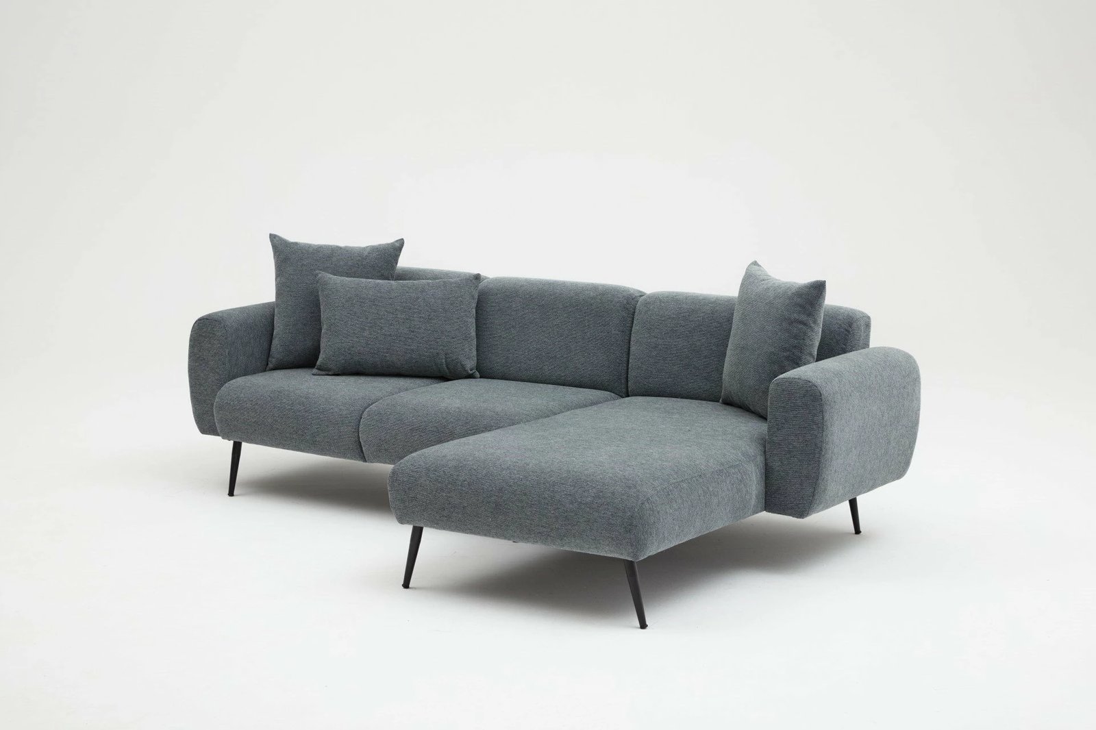 Këndore Atelier del Sofa, anë e djathtë, ngjyrë antracit