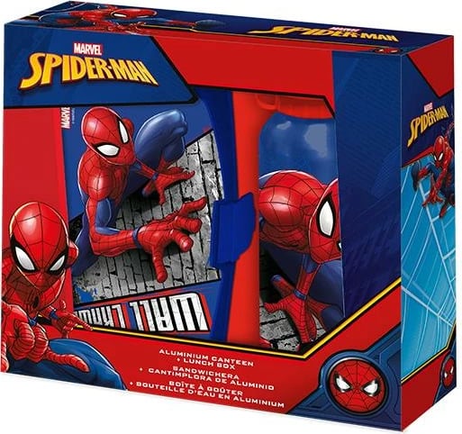 Set shishe uji dhe kuti ushqimi EUROSWAN Spiderman 500ml