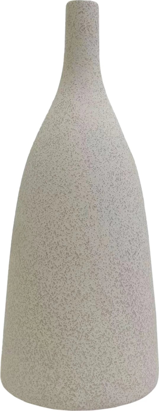 Dekor tavoline qeramike GALAD FH4635.01 ngjyrë e bardhë me kristalizim Φ14x33.5Hcm