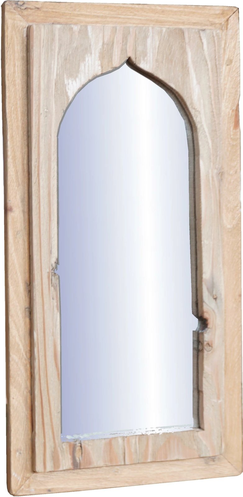 Pasqyrë drejtkëndore Nextdeco, dru mahogany, H50xW24xD3cm