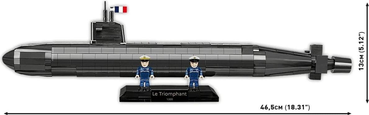 Set blloqesh ndërtimi, Cobi, COBI-4859 SNLE Submarine 1:300, 643 copa, set i madh