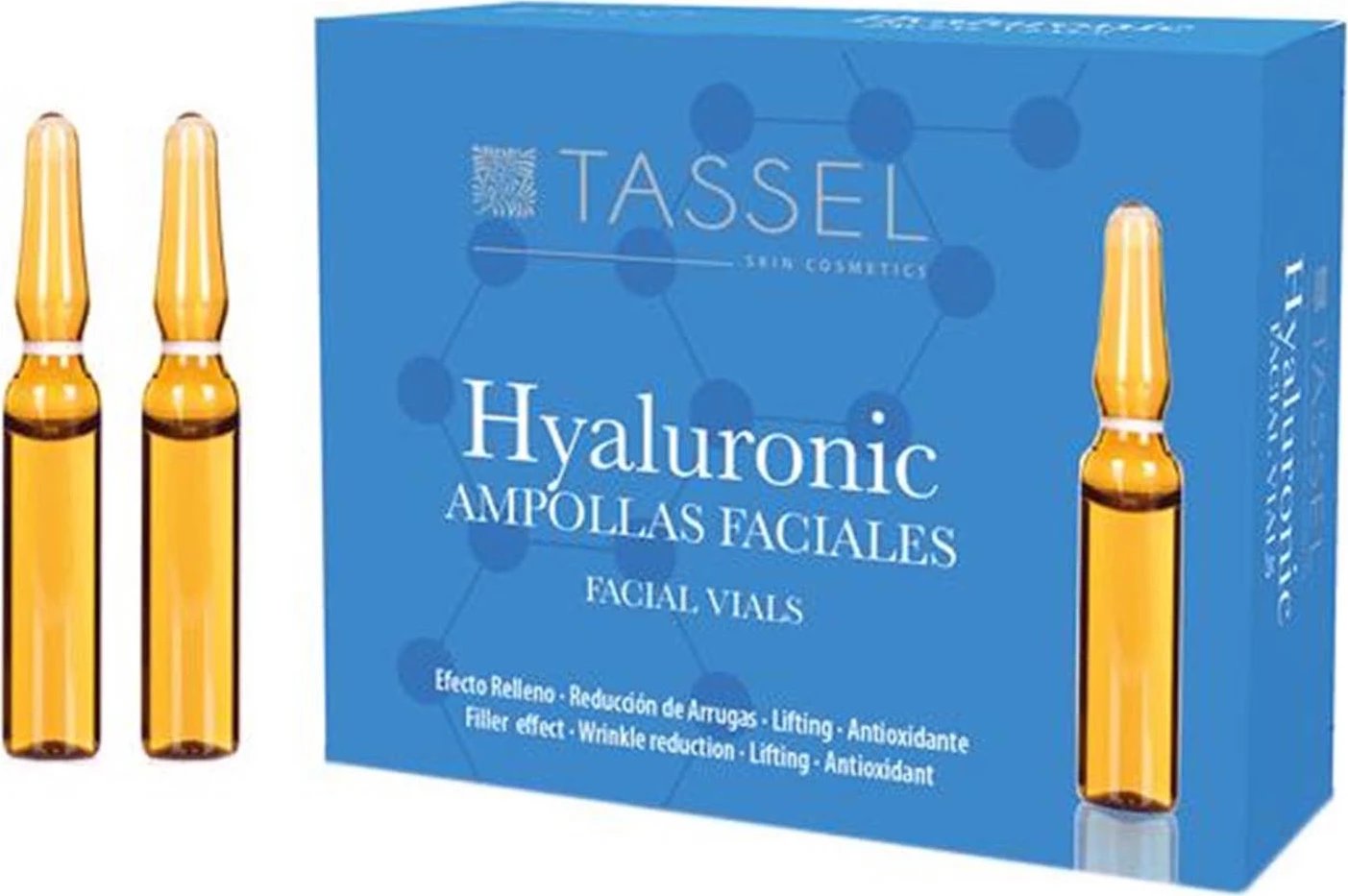 Ampulla për fytyrë Eurostil Hyaluronic unisex 10 copë