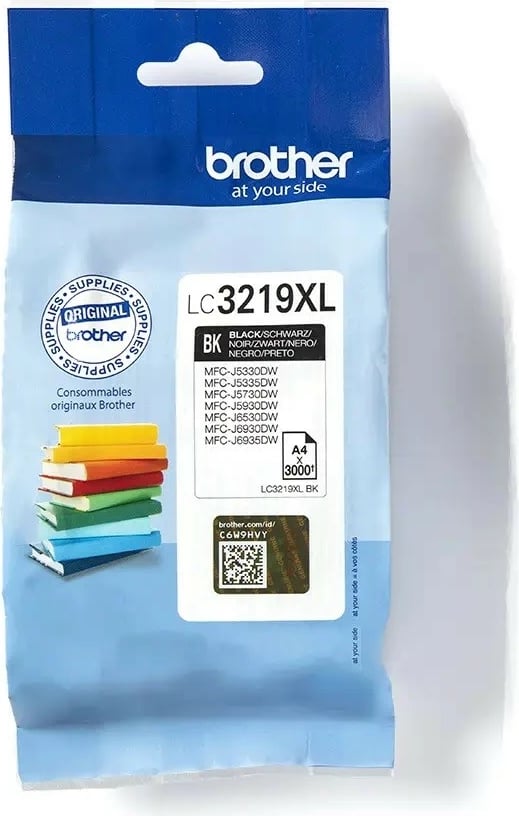 Toner Brother LC3219XLBK, i zi, për MFC-J5330DW/J5335DW/J5730DW/J5930DW/J6530DW/J6930DW/J6935DW