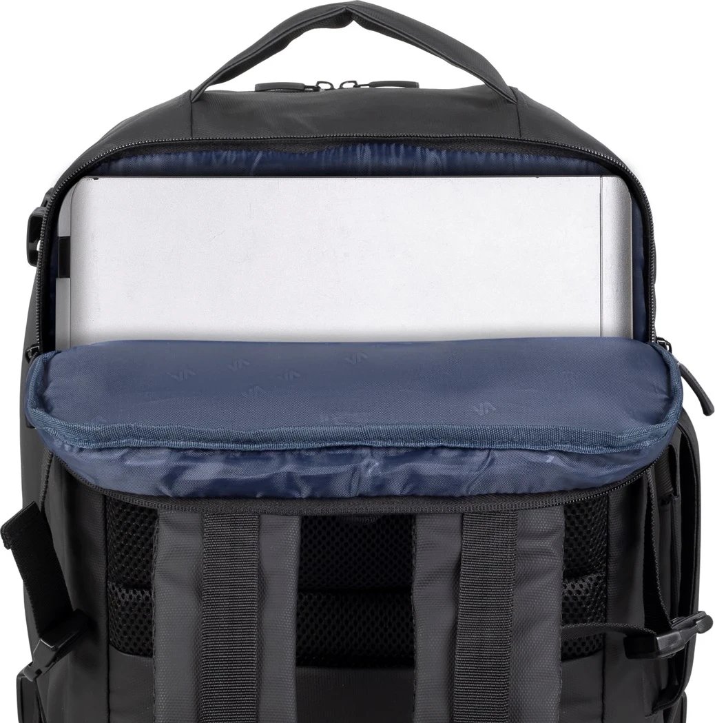 Çantë shpine për laptop RivaCase, 8465 Tegel ECO, 17.3 inç, e zezë