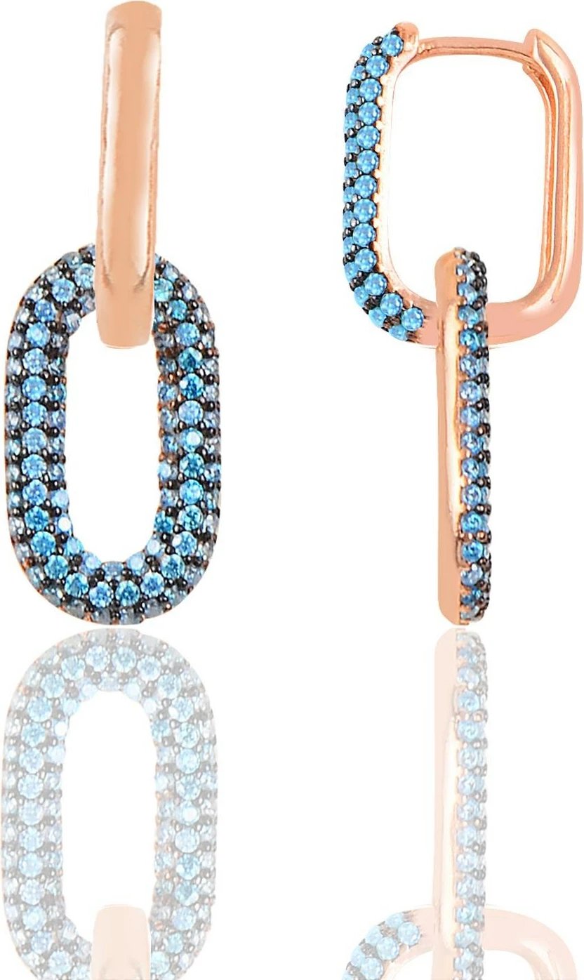 Vathë argjendi Jumeon, ngjyrë kaltër dhe ari rozë, SGTL12113