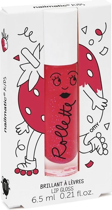 Lip gloss për femra Nailmatic Rollette Strawberry 6.5ml