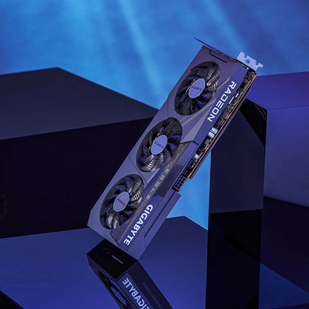 Kartelë grafike Gigabyte EAGLE Radeon RX 6600 8G, 8 GB, GDDR6, PCI Express x8 4.0, e zezë Kartelë grafike Gigabyte EAGLE Radeon RX 6600 8G, 8 GB, GDDR6, PCI Express x8 4.0, e zezë