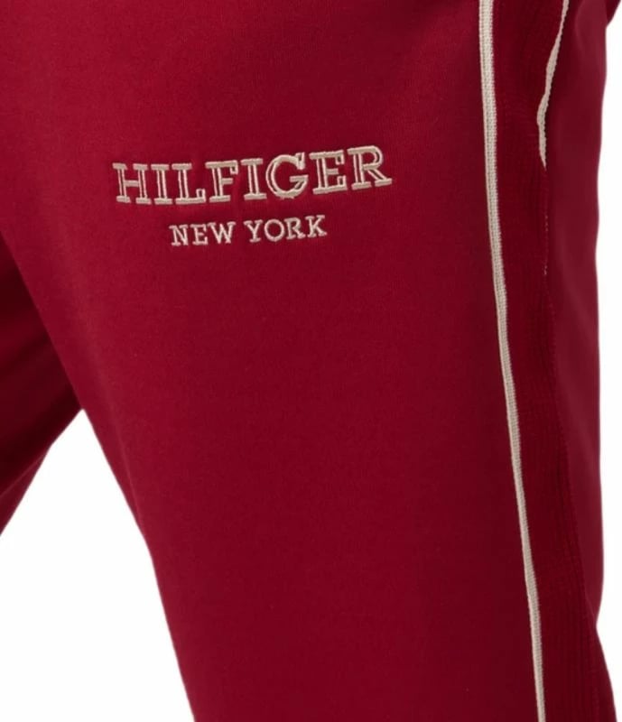 Pantallona sportive Tommy Hilfiger për meshkuj, të kuqe