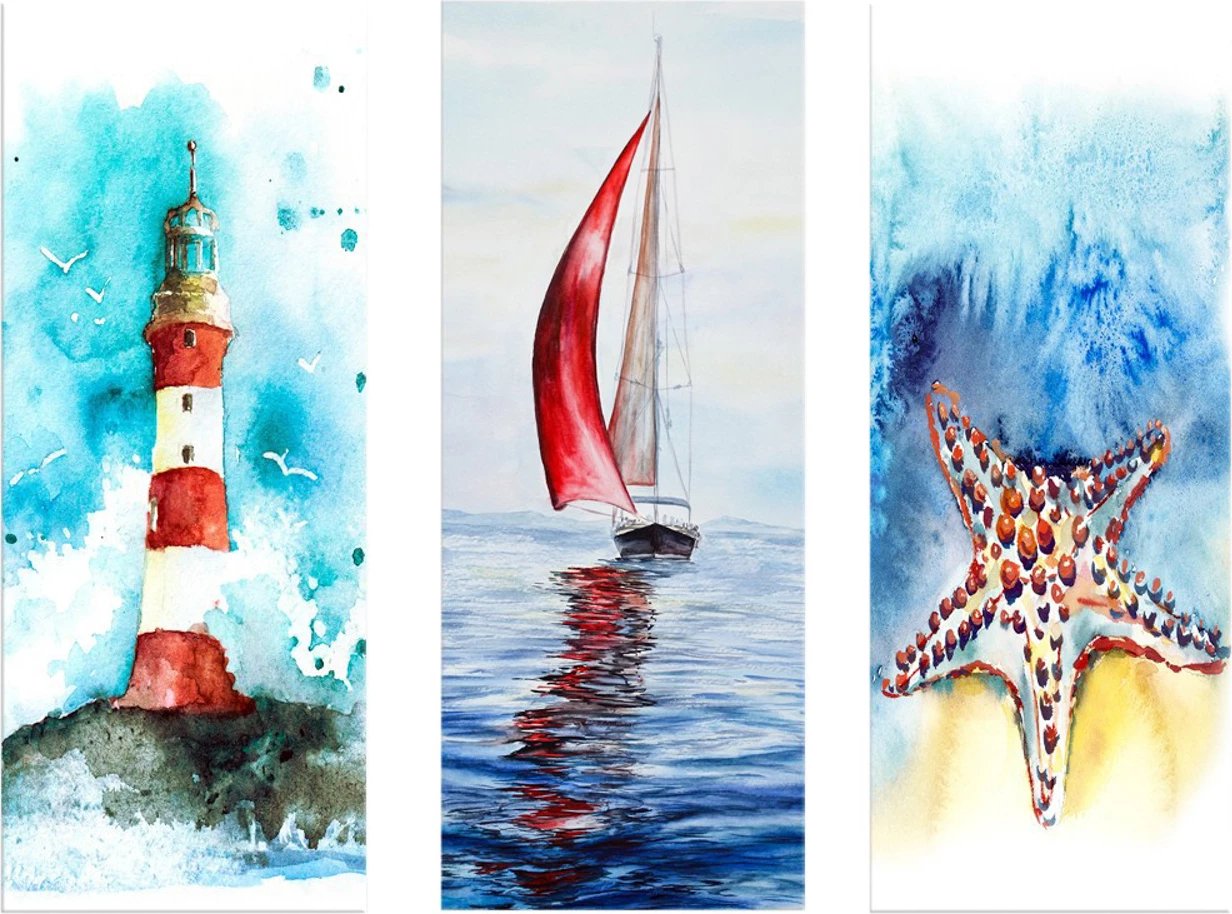 Pikturë dekorative MDF (3 pjesë), Wallity, MDF0023