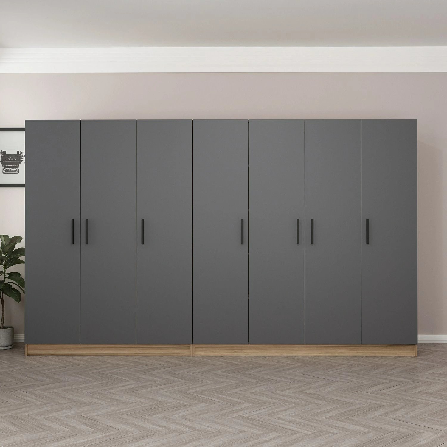 Dollap Skye Decor, anthracite, Kale - 7513