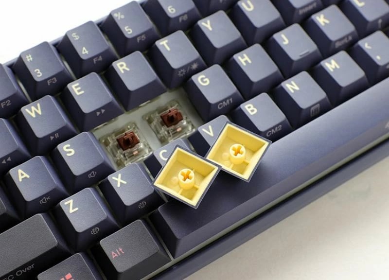 Tastierë mekanike gaming Ducky One 3 Mini, blu