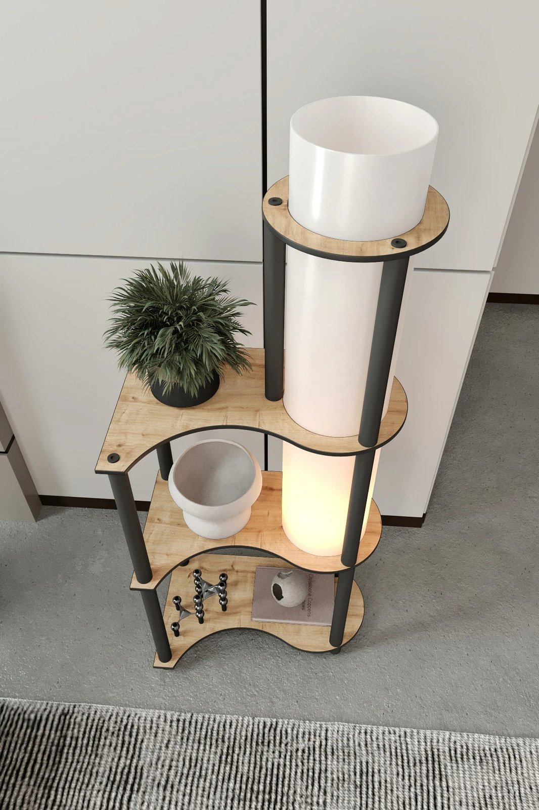 Llambë dyshemeje Opviq, ngjyrë arre, KS-11120 Llambë dyshemeje Opviq, ngjyrë arre, KS-11120