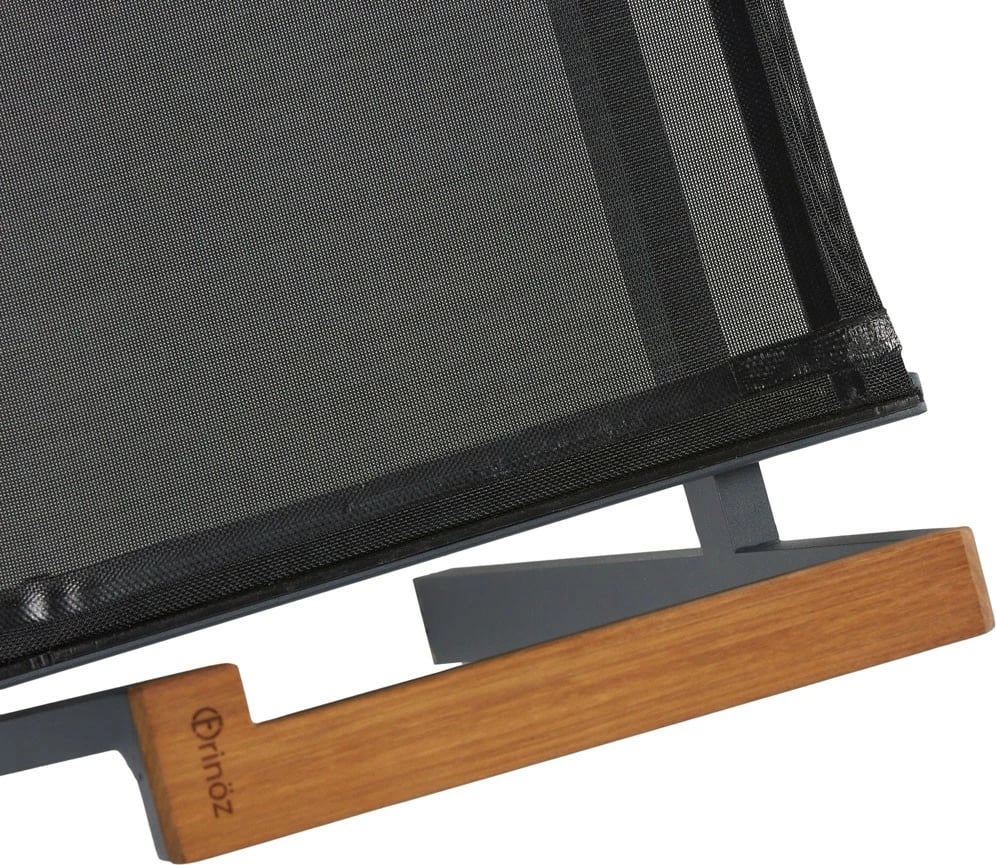 Set karrigesh për kopsht (6 copë), Skye Decor, Ottowa, gri, e zezë