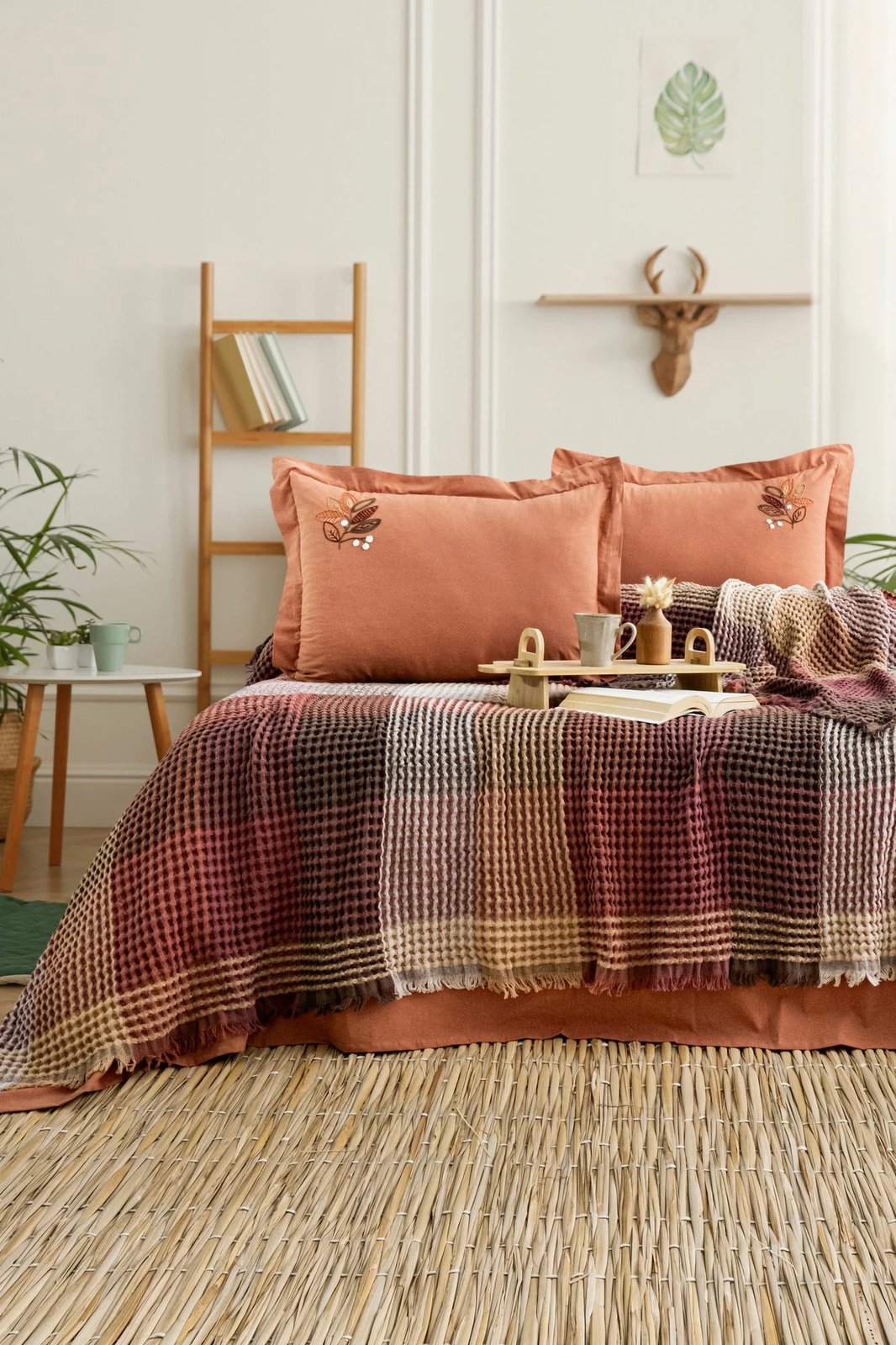 Set piké dopio Floransa, ngjyrë tullë e kuqe