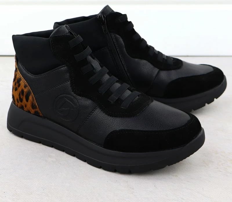 Çizme femrash Rieker Remonte D2V70-03, të zeza