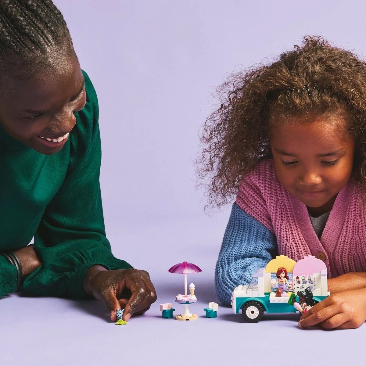 Set lodrash LEGO Friends Heartlake City Ice Cream Van 42644, 92 pjesë, për fëmijë, shumëngjyrësh