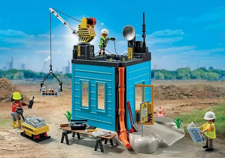 Set lodrash ndërtimi Playmobil Action Heroes 71650, 138 pjesë