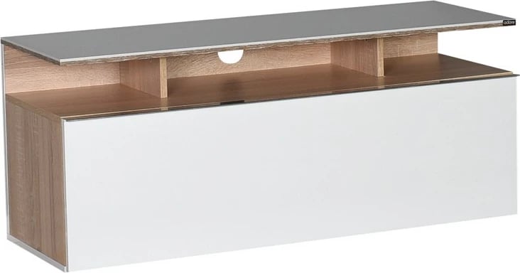 Komodë TV Hanah Home, Tvc-529-Sp-1, ngjyrë lis dhe e bardhë, 117x48x40cm