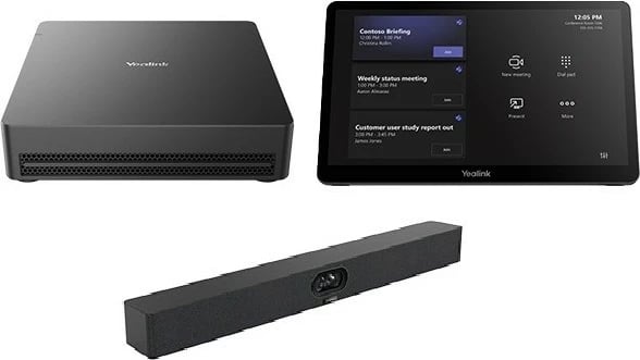 Sistem video-konference Yealink MVC S40, Intel Core i5 gjenerata 11, 8 GB RAM, 128 GB SSD, Full HD 1080p, Wi‑Fi 6/Bluetooth, Windows 11 IoT Enterprise, e zezë, set me SmartVision 40 + MCore Pro + MTouch E2