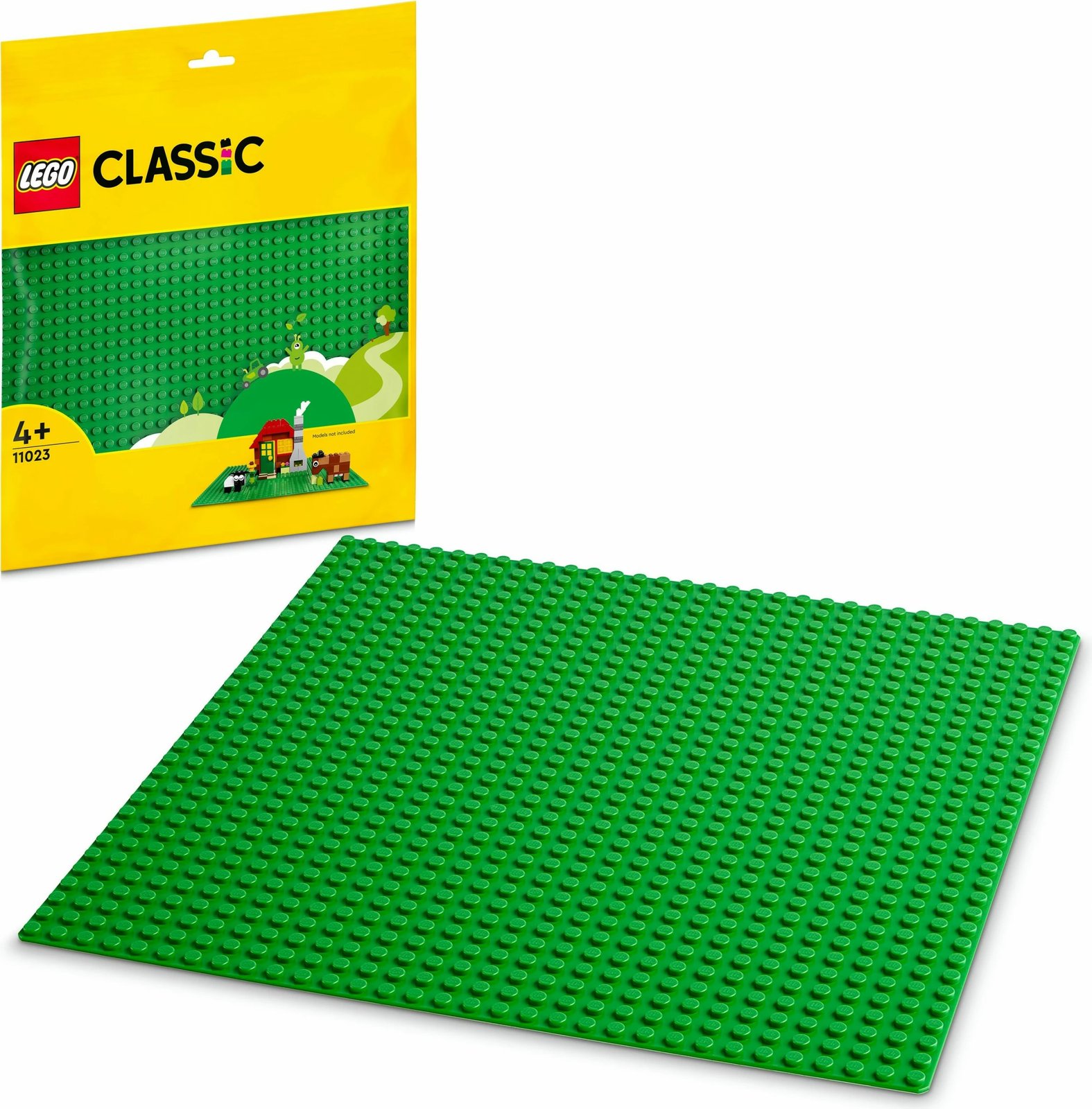 Set ndërtimi LEGO Classic Green Baseplate, 4 vjeç e lart, plastik, 1 copë, shumëngjyrësh Set ndërtimi LEGO Classic Green Baseplate, 4 vjeç e lart, plastik, 1 copë, shumëngjyrësh