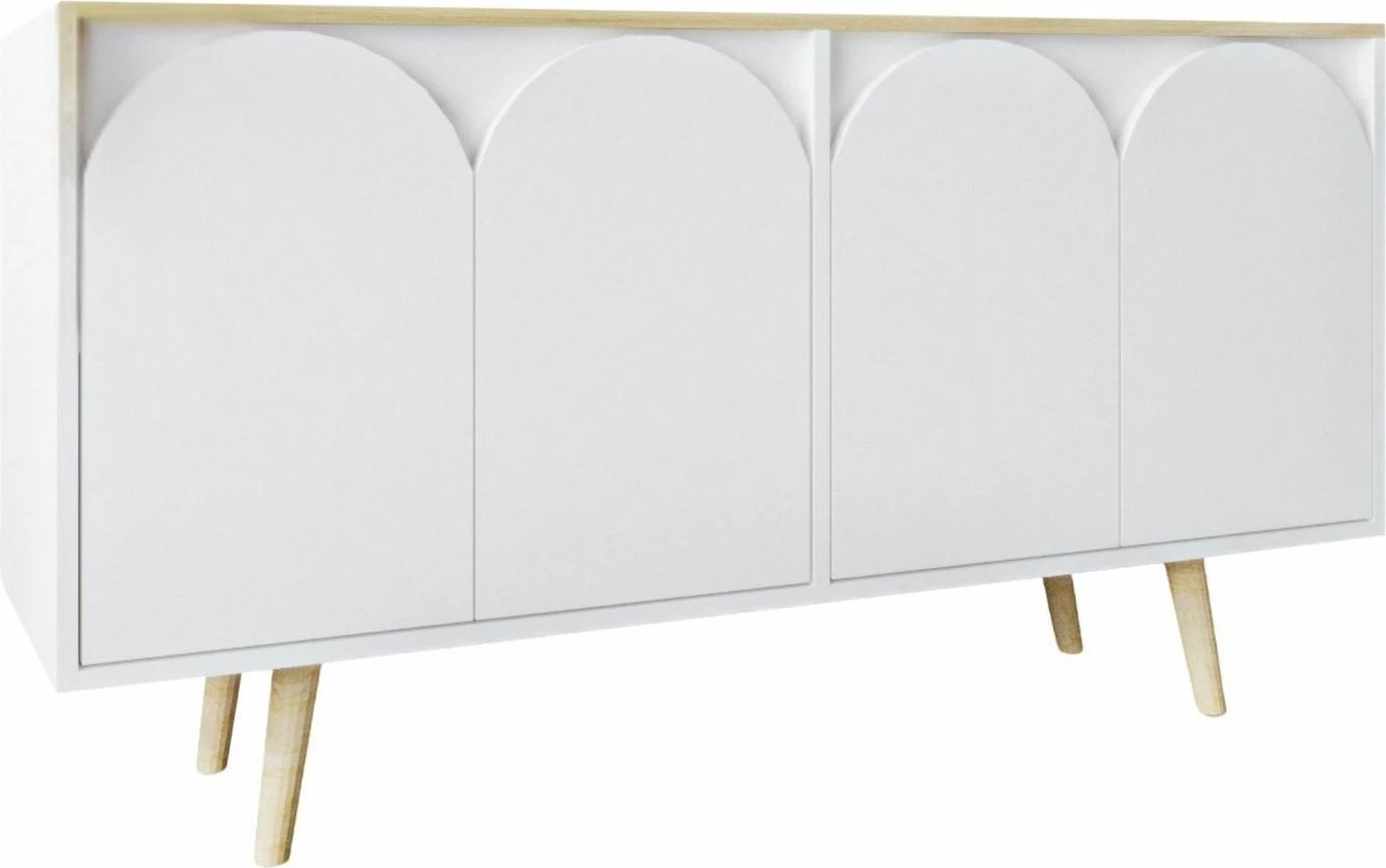 Konsol Skye Decor, Venezia 150, ngjyrë lis safir, e bardhë v2