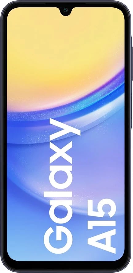 Celular Samsung Galaxy A15, 6.5", 4+128GB, DS, i kaltër/ i zi 