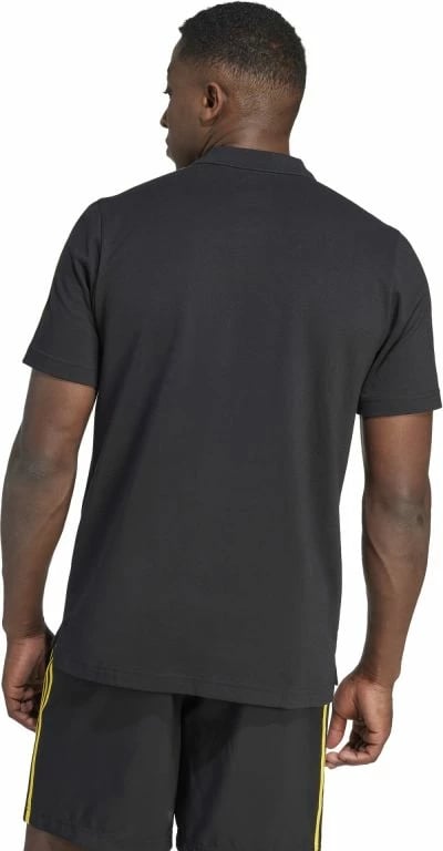 Fanellë polo për meshkuj adidas, e zezë