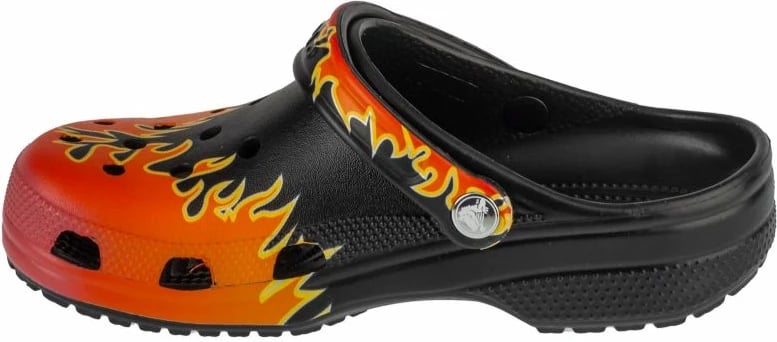 Flip-flop Crocs për femra dhe fëmijë, të zeza dhe portokalli