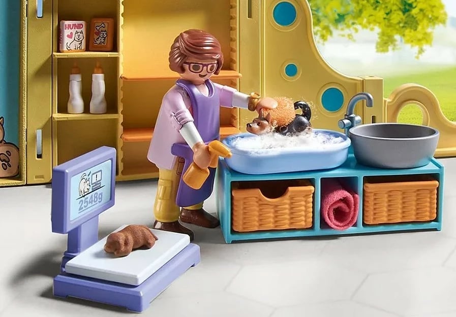 Set lodrash Playmobil My Life Puppy House 71743, 94 pjesë, plastikë