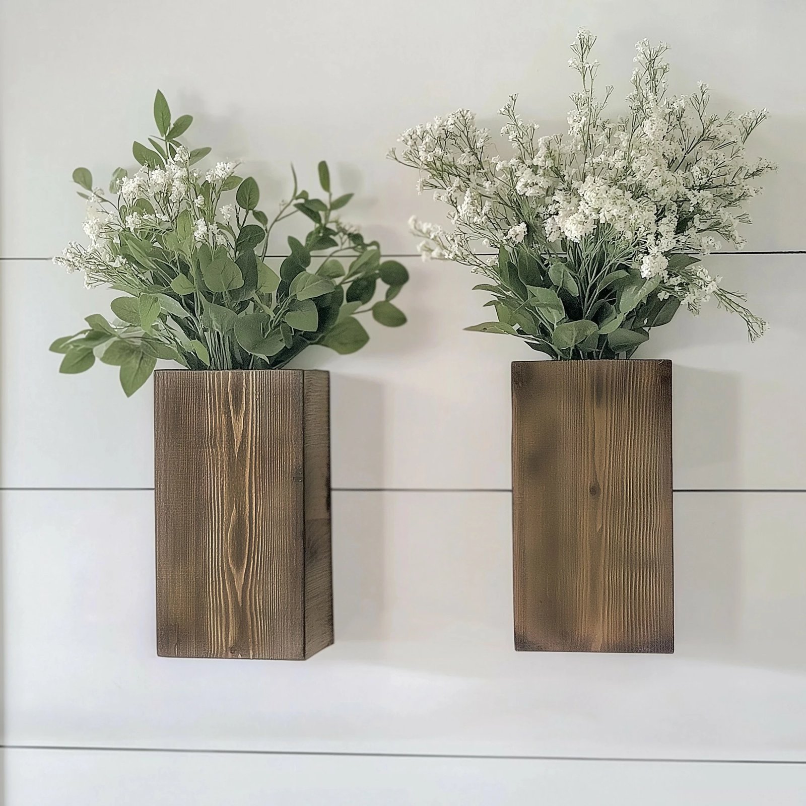 Raf dekorativ prej druri për mur, Skye Decor, Raf280 (2 copë)