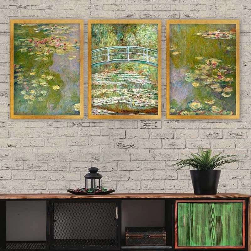 Pikturë dekorative me kornizë (3 copë), Wallity, 3AC_UN2680947_5575