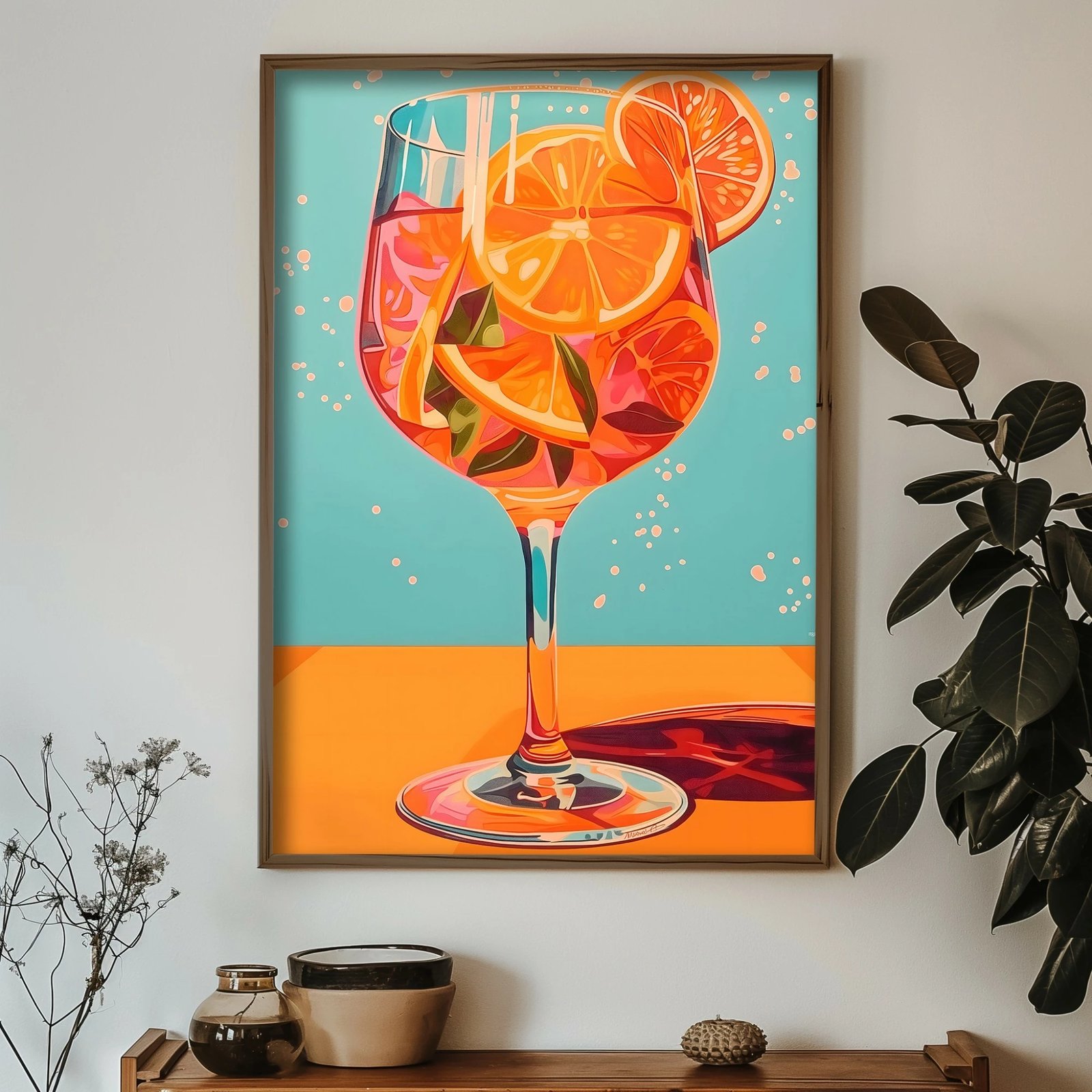 Pikturë dekorative me kornizë MDF, Wallity, GE251-L