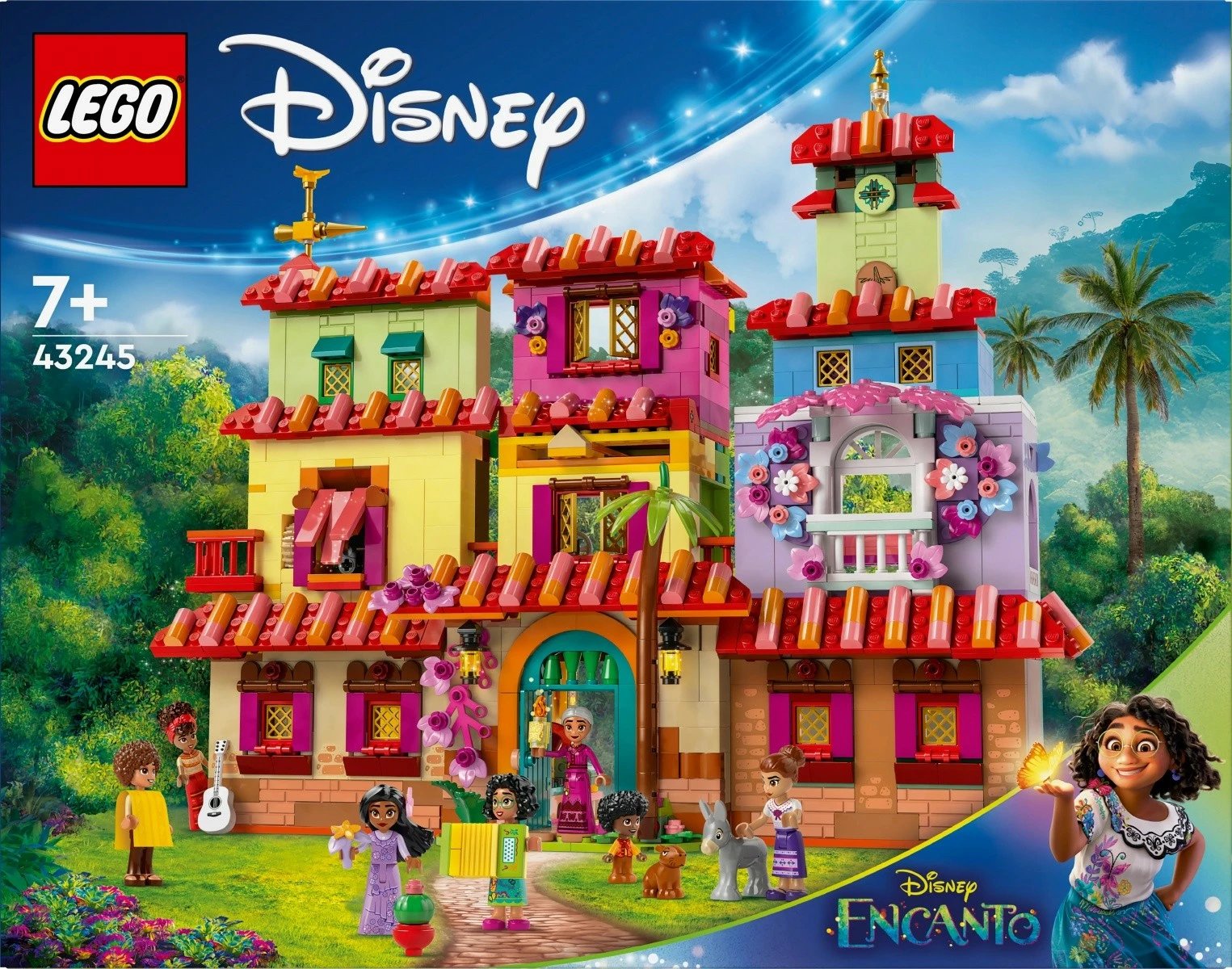 Set LEGO Disney Magical House of the Madrigals 43245, 1560 pjesë, shumëngjyrësh