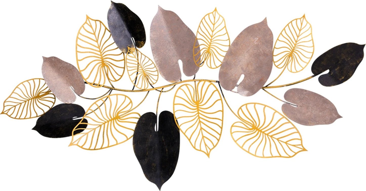 Aksesor dekorativ metalik për mur Wallity, Furize, shumëngjyrësh