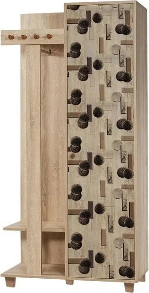 Stendë korridori, ngjyrë lisi Sonoma, Garmanto 90 - 522