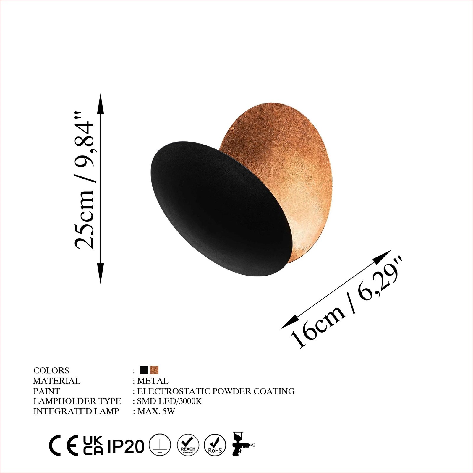 Llambë muri Opviq, Yosma-13639, e zezë dhe bakri