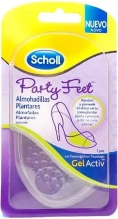 Jastëkë për shputa këmbësh Scholl Party Feet Gelactiv unisex, 1 palë