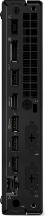 Kasë Lenovo ThinkCentre M75q Gen 5, AMD Ryzen 3 8300GE, 8 GB RAM, 256 GB SSD, Windows 11 Pro, e zezë