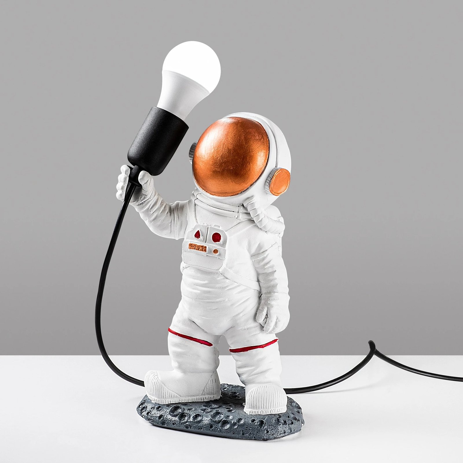 Llambë tavoline astronaut, shumëngjyrëshe, Opviq