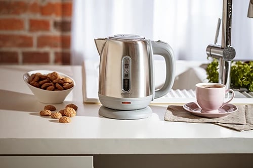 Çajnik elektrik, Adler CR 1278, 1.2 L, çelik inox, 1370-1630W, inox