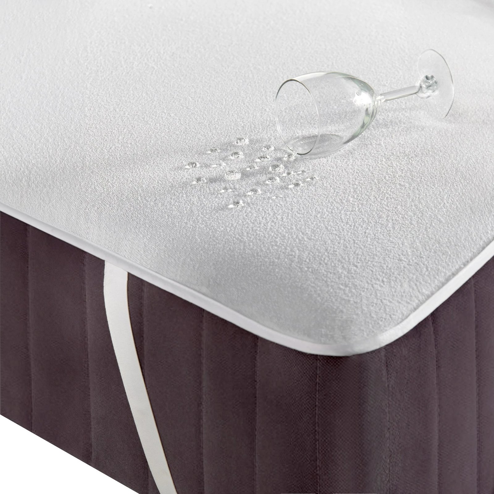 Mbrojtës për shtrat tek, i bardhë, L'Essentiel Linge de Maison, 100x200cm